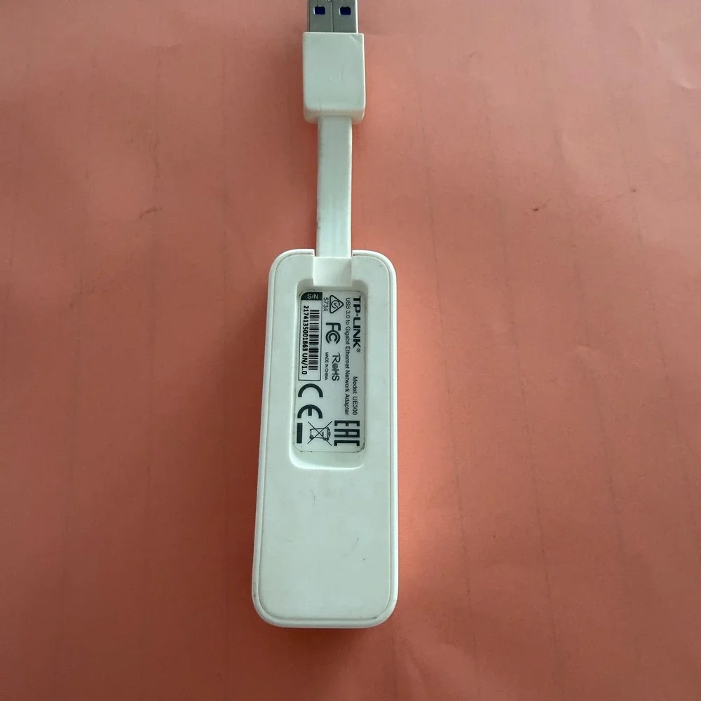 TP-Link UE300 USB 3.0 to Gigabit‎ Ethernet Network Adapter White Foldable Dongle